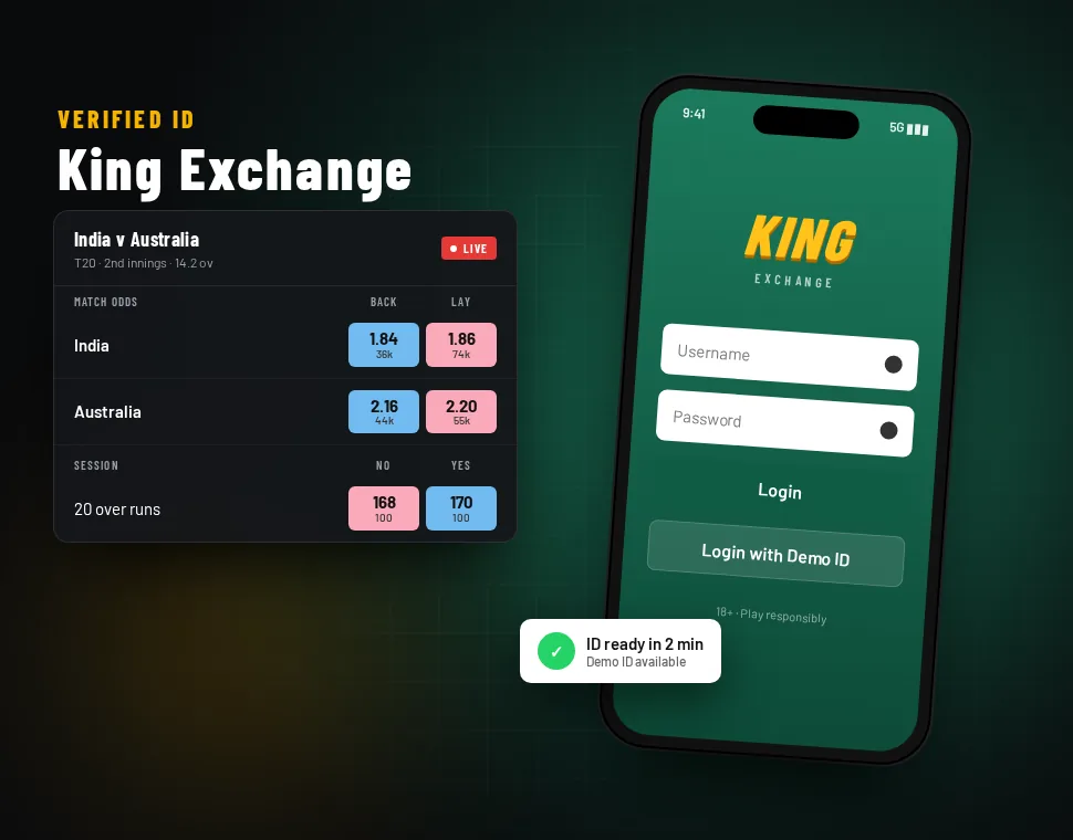 King Exchange cricket ID