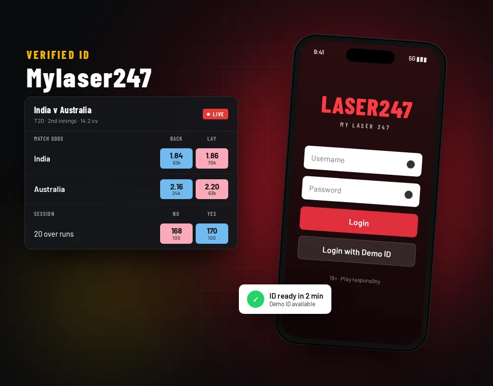 Mylaser247 cricket ID